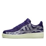 Basket nike air force 1 07 qs - violet / blanc - tige en cuir - semelle extrieure lumineuse