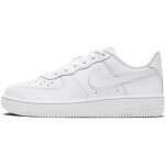 Basket nike air force 1 le junior - blanc - cuir - lacets - gar�on