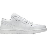 Baskets nike air jordan 1 low - nike - blanc - homme - adulte - plat - lacets - cuir