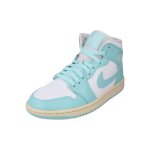 Baskets - nike - air jordan 1 mid - cuir - blanc - femme