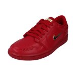 Baskets - nike - air jordan 1 mm low - rouge - femme - lacets