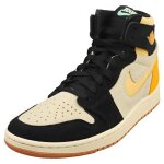 Baskets - nike - air jordan 1 zm air - homme - or - daim - lacets - 46 eu