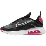 Basket nike air max 2090 - noir / blanc / argent / rose - tige synthtique - lacets