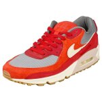 Baskets nike air max 90 premium dh4621 - 600 - homme - rouge gris - 40 eu