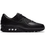 Basket - nike - air max 90 lth - cuir - noir - lacets