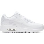 Baskets nike air max 90 ltr (gs) - nike - garon - blanc - enfant - plat - lacets - synthtique