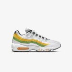 Baskets nike air max 95 essential blanc homme dq3429 - 100 - 40 1 - 2 - textile - lacets - plat