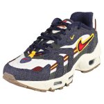 Baskets nike air max 96 ii qs dj6742 - 400 - homme - marine multicolore - 41 eu