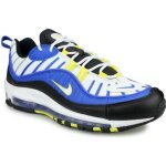 Basket nike air max 98 bleu - homme - cuir - lacets - plat