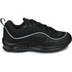 Basket nike air max 98 - femme - noir - textile - lacets