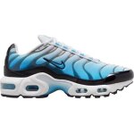 Baskets nike air max plus gs bleues et blanches - pour enfant