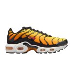 Baskets nike air max plus gs oranges et noires ? enfant ? style rtro & confort moderne