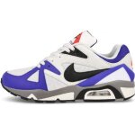Basket nike air max structure triax 91 - blanc bleu noir - homme - cuir - lacets