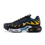 Baskets nike air max tn plus homme chaussures entra�nement de sport noir jaune bleu