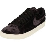 Baskets nike blazer low lx femme - noir - cuir - lacets