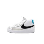 Baskets - nike - blazer mid 77 - cuir - blanc - enfant gar�on