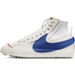 Basket nike blazer mid 77 jumbo - nike - cuir - blanc - homme - adulte - lacets