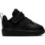 Baskets nike court borough low 2 - nike - noir - mixte - bb