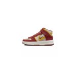 Basket nike dunk high up rebel - femme - rouge - cuir