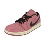 Baskets nike femme air jordan 1 low se - violet - cuir