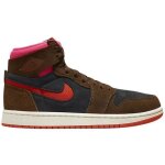 Baskets nike femme air jordan 1 zm air cmft 2 - marron - lacets - plat - cuir