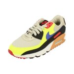 Baskets nike femme air max 90 trainers dh8010 - blanc - lacets - synth�tique