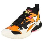 Baskets nike jordan why not zero dd4887 - 100 - homme - beige noir orange - textile - lacets - caoutchouc ...