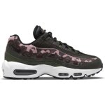 Baskets nike w air max 95 brown basalt / black - sequoia - pink glaze - femme - vert - lacets - synthtique ...