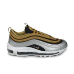Baskets nike w air max 97 se argento oro bianco aq4137 - 700 - femme - jaune - lacets - plat - synth�tique ...