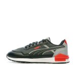 Baskets noir / rouge homme puma graviton mega