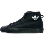 Baskets noires homme adidas nizza - couleur noir - chaussures montantes - tige textile - fermeture par ...