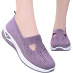 Baskets orthopédiques pour femmes - marque - modèle - plateforme à coussin dair - lavande - blanc Baskets orthopédiques pour femmes - marque - modèle - plateforme à coussin dair - lavande - blanc
