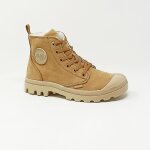 Baskets palladium pampa hi zip marron femme - chaussures chaudes et styles