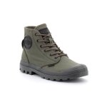 Baskets pampa hi htg supply - vert olive night - homme adulte - toile de coton bio et pet recycl