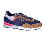 Baskets pepe jeans homme london one - marron