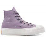Baskets plateforme en toile chuck taylor all star lift pour femme - converse - violet Baskets plateforme en toile chuck taylor all star lift pour femme - converse - violet