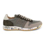 Basket premiata 2814 en chamois nylon beige vert homme