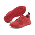 Basket - puma - wired run - rouge - lacets - textile - confort exceptionnel Basket - puma - wired run - rouge - lacets - textile - confort exceptionnel