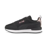 Baskets - puma - r78 metallic - noir - enfant - tige en cuir et textile