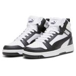 Baskets - puma - rebound v6 mid - enfants - cuir - semelle intrieure amortissante