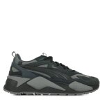 Baskets - puma - rs - x efekt prm - nubuck et daim - couleur noir - design rtro - futuriste