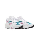 Basket - reebok - aztrek 96 - femme - blanc - tige textile et cuir sude