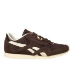 Baskets - reebok - cl nylon slim ep - femme - marron - lacets - canvas - plat