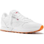 Baskets - reebok - classic leather - couleur blanc - femme - lacets