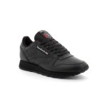 Baskets - reebok - classic leather - cuir noir - semelle eva - doublure textile