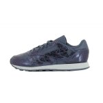 Basket reebok classic leather hype - bleu - femme - lacets
