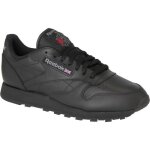Basket reebok classic leather - zzysh - ref. 2267 - noir - cuir - lacets - adulte - plat - mixte