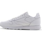 Basket reebok classic leather - zzysh - homme - cuir - blanc - lacets
