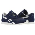 Baskets reebok classics classic nylon slim ep - femme - bleu - lacets - plat Baskets reebok classics classic nylon slim ep - femme - bleu - lacets - plat