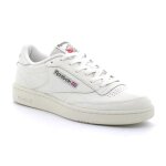 Baskets - reebok - club c 85 - blanc - homme - lacets - cuir